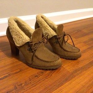 Suede ankle boots
